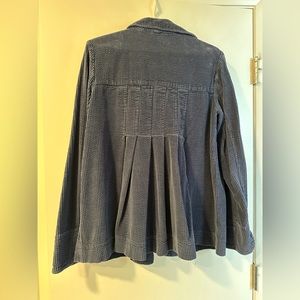 Corduroy Jacket Dark Blue Petite Medium